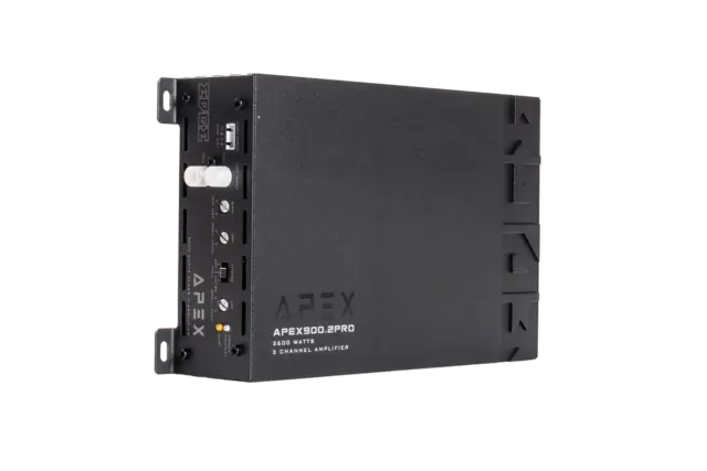 Edge APEX900.2PRO 2-kanals forsterker | Kjøp hos Bilradiospesialisten