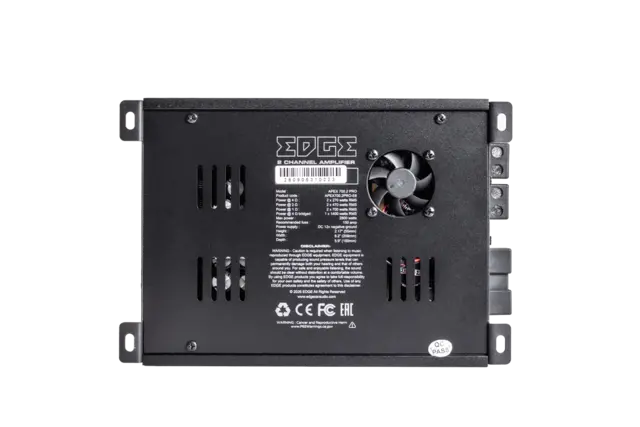 Edge APEX700.2PRO 2-kanals forsterker | Kjøp hos Bilradiospesialisten