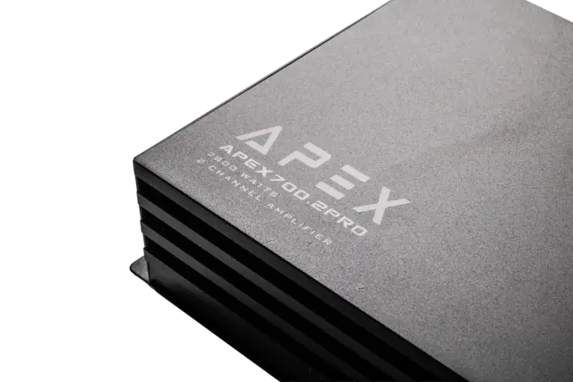 Edge APEX700.2PRO 2-kanals forsterker | Kjøp hos Bilradiospesialisten