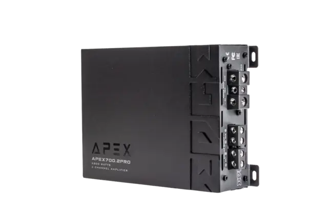 Edge APEX700.2PRO 2-kanals forsterker | Kjøp hos Bilradiospesialisten