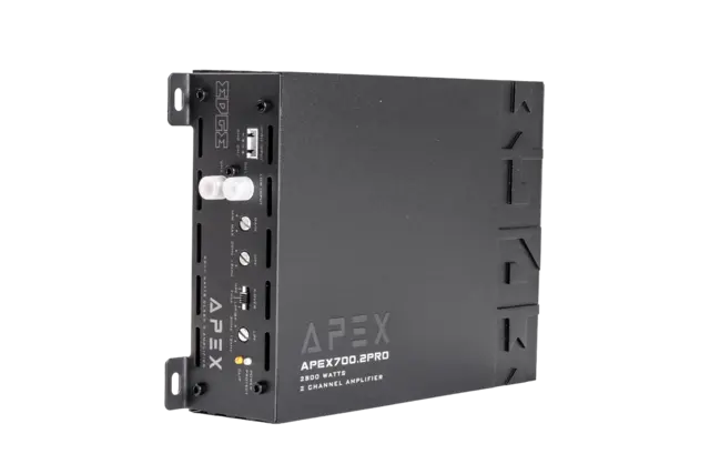 Edge APEX700.2PRO 2-kanals forsterker | Kjøp hos Bilradiospesialisten