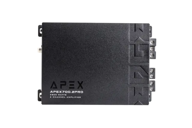 Edge APEX700.2PRO 2-kanals forsterker | Kjøp hos Bilradiospesialisten