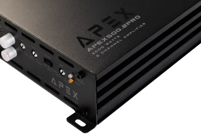 Edge APEX500.2PRO 2-kanals forsterker | Kjøp hos Bilradiospesialisten