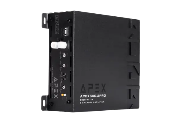 Edge APEX500.2PRO 2-kanals forsterker | Kjøp hos Bilradiospesialisten