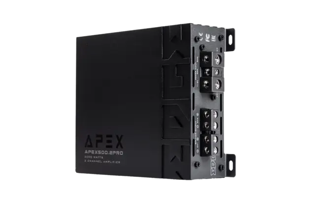 Edge APEX500.2PRO 2-kanals forsterker | Kjøp hos Bilradiospesialisten