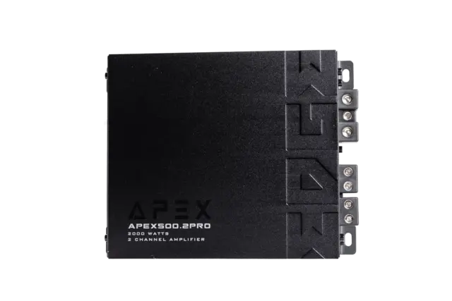 Edge APEX500.2PRO 2-kanals forsterker | Kjøp hos Bilradiospesialisten