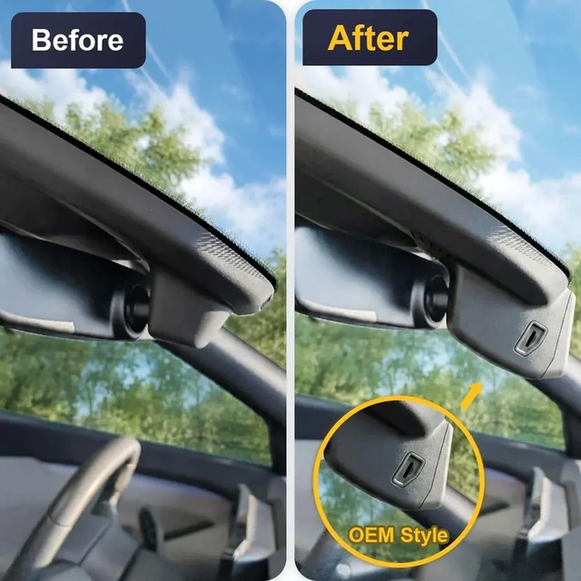 FITCAMX Integrert 4K Dashcam (fora | Kjøp hos Bilradiospesialisten