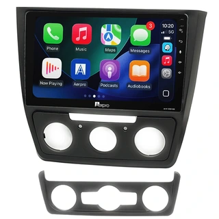 Aerpro 10,1" Perfect Fit spiller Skoda Yeti (2009-2014) m/1-sone eller Manu AC