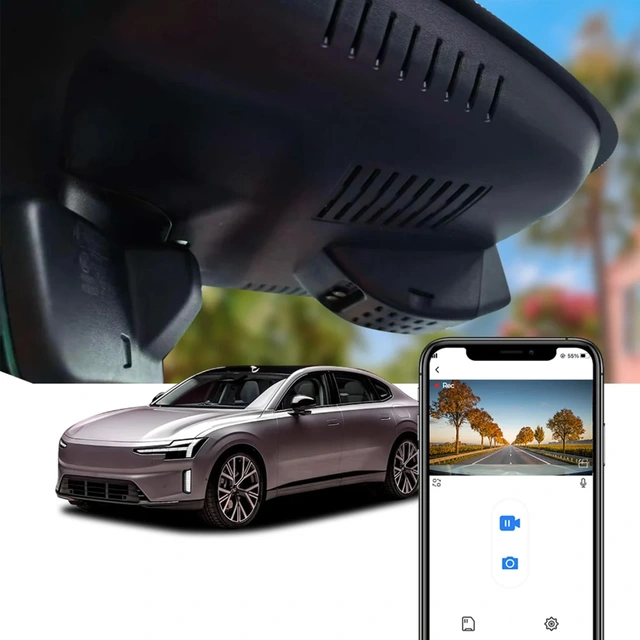 FITCAMX Integrert 4K Dashcam (fora | Kjøp hos Bilradiospesialisten