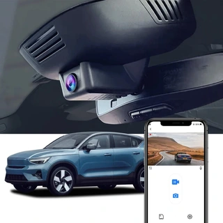FITCAMX Integrert 4K Dashcam (foran+bak) Volvo C40/EC40 (2022->)