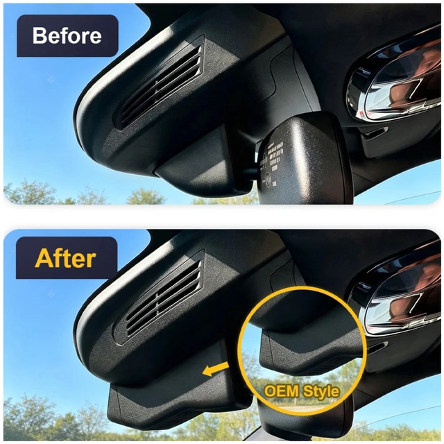 FITCAMX Integrert 4K Dashcam (fora | Kjøp hos Bilradiospesialisten