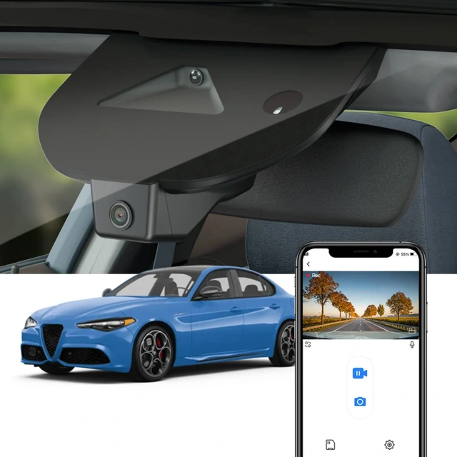 FITCAMX Integrert 4K Dashcam (fora | Kjøp hos Bilradiospesialisten