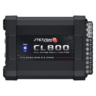 Stetsom CL800.4 - 4-kanals forsterker 4x110/200 W RMS ved 4/2 Ohm, SPL