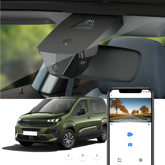 FITCAMX Integrert 4K Dashcam | Kjøp hos Bilradiospesialisten