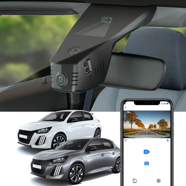 FITCAMX Integrert 4K Dashcam | Kjøp hos Bilradiospesialisten