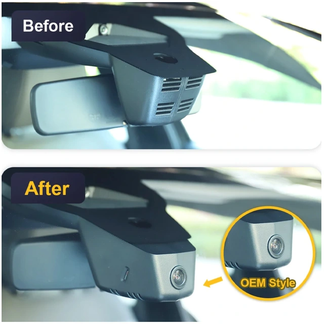 FITCAMX Integrert 4K Dashcam | Kjøp hos Bilradiospesialisten