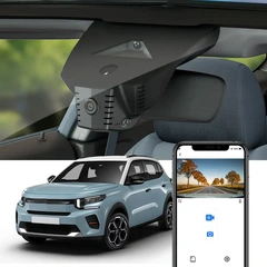 FITCAMX Integrert 4K Dashcam (foran+bak) Citroen (2024-->)