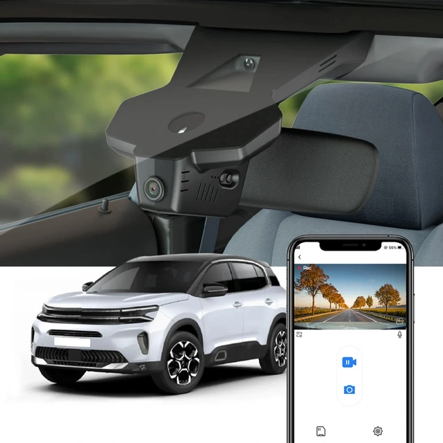 FITCAMX Integrert 4K Dashcam | Kjøp hos Bilradiospesialisten