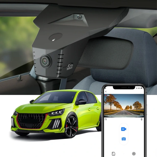 FITCAMX Integrert 4K Dashcam | Kjøp hos Bilradiospesialisten