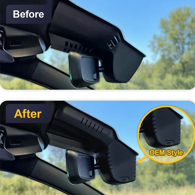 FITCAMX Integrert 4K Dashcam | Kjøp hos Bilradiospesialisten