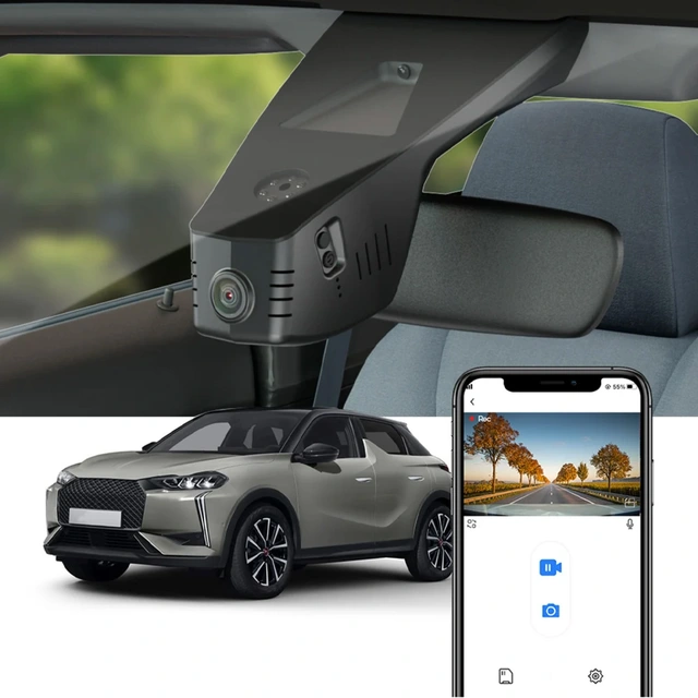 FITCAMX Integrert 4K Dashcam (fora | Kjøp hos Bilradiospesialisten