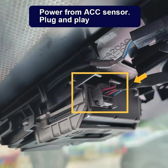 FITCAMX Integrert 4K Dashcam | Kjøp hos Bilradiospesialisten