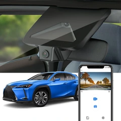 FITCAMX Integrert 4K Dashcam (foran+bak) Lexus UX (2024 -->)