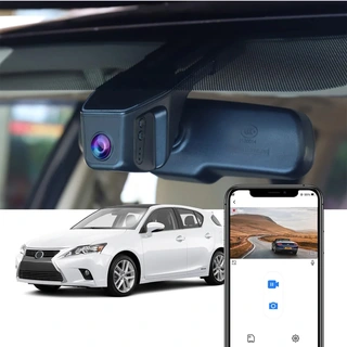 FITCAMX Integrert 4K Dashcam (foran+bak) Lexus CT (2012-2017)