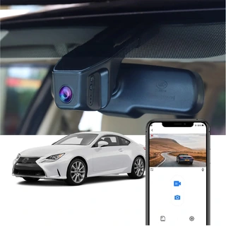FITCAMX Integrert 4K Dashcam (foran+bak) Lexus RC (2014-2018)
