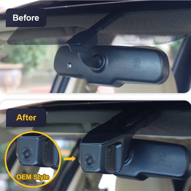 FITCAMX Integrert 4K Dashcam | Kjøp hos Bilradiospesialisten