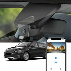 FITCAMX Integrert 4K Dashcam (foran+bak) Lexus CT (2018-2023)
