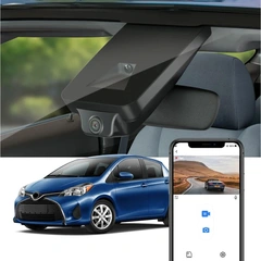 FITCAMX Integrert 4K Dashcam (foran+bak) Toyota Yaris (2015-2019) "52060"