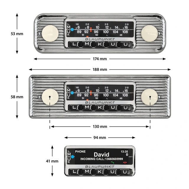 Blaupunkt Frankfurt Stereo Classic | Kjøp hos Bilradiospesialisten