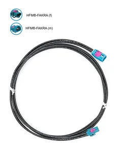 ATTB Skjøtekabel antenne - 150cm Twin HFM FAKRA (m) - Twin HFM FAKRA (f)