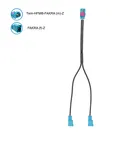 ATTB Adapterkabel antenne - 30cm Twin HFM FAKRA (m) - 2 x FAKRA (f)