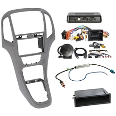 1-DIN/2-DIN monteringssett - komplett Opel Astra (2010-2015) Koksgrå