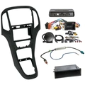 1-DIN/2-DIN monteringssett - komplett Opel Astra (2010-2015) Sort