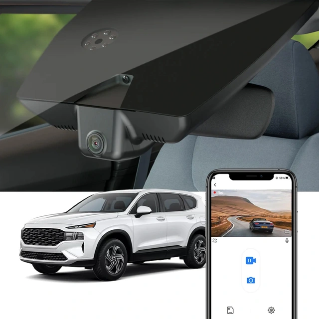 FITCAMX Integrert 4K Dashcam | Kjøp hos Bilradiospesialisten