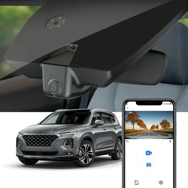 FITCAMX Integrert 4K Dashcam | Kjøp hos Bilradiospesialisten