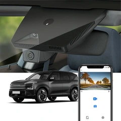FITCAMX Integrert 4K Dashcam (foran+bak) Kia EV5 (2026 -->)