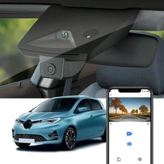 FITCAMX Integrert 4K Dashcam (foran+bak) Renault Zoe (2020-2024)