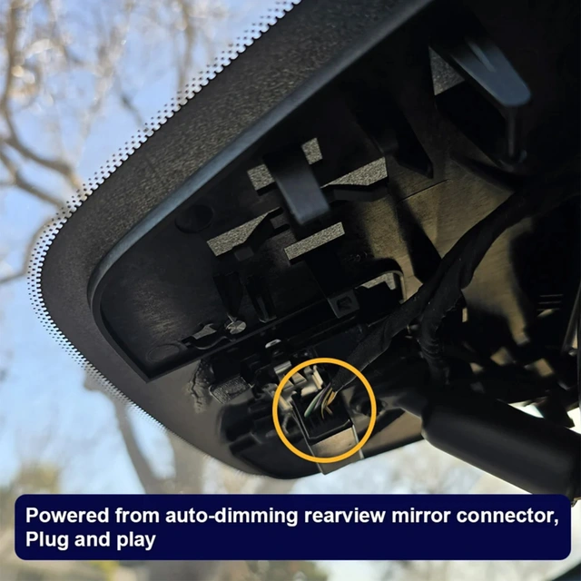 FITCAMX Integrert 4K Dashcam | Kjøp hos Bilradiospesialisten