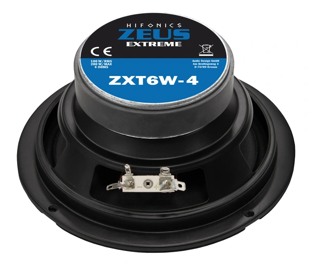 HiFonics ZXT6W-4 – 6,5" midbass | Bilradiospesialisten AS
