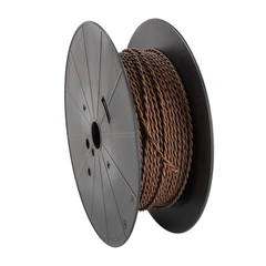 ACV Installasjonskabel, 2x1.5mm2 1,5mm2, Brun/Brun-sort, tvunnet