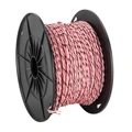 ACV Installasjonskabel, 2x0.75mm2 0,75mm2, Rosa/Rosa-sort, tvunnet