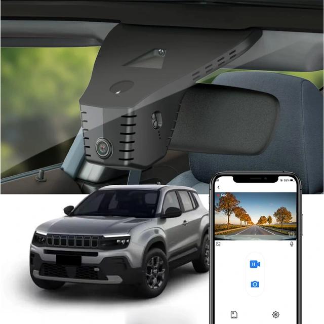FITCAMX Integrert 4K Dashcam (fora | Kjøp hos Bilradiospesialisten