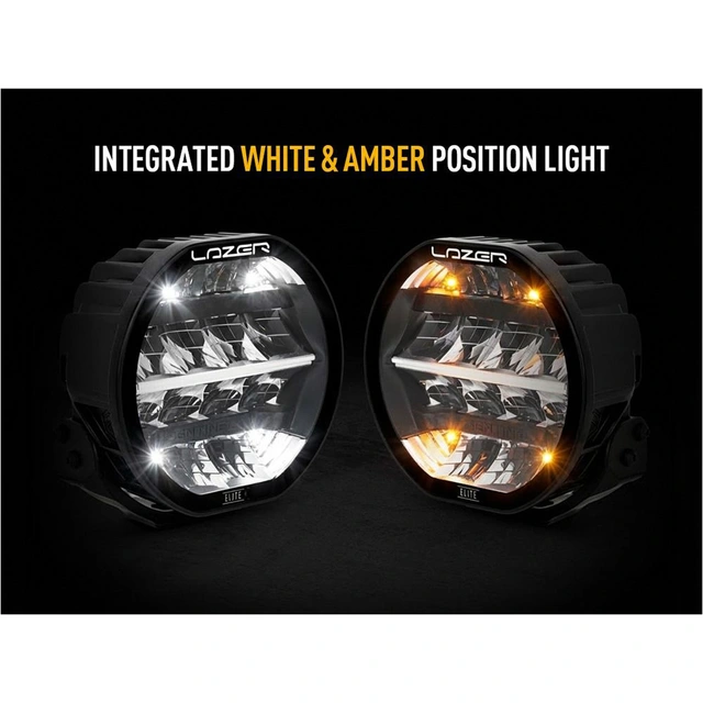 Lazer Sentinel 7 Elite Yellow LED, 9600 Lumen, 110W, Kun gult lys 