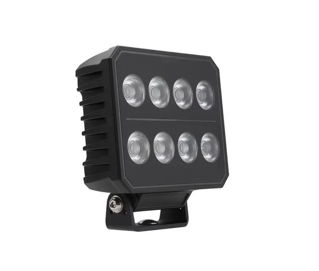 BRT Power Black 8 LED 80° spredning. 10500 Lumen. 144W 