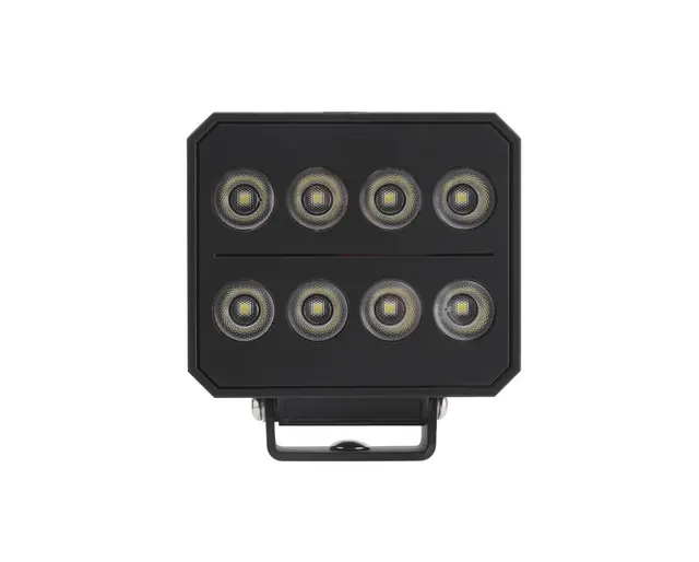 BRT Power Black 8 LED 80° spredning. 10500 Lumen. 144W 