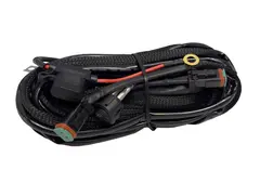 VP kabelsett til to lamper DT 2-pin 12V, 3M kabel, 80Amp, m/bryter